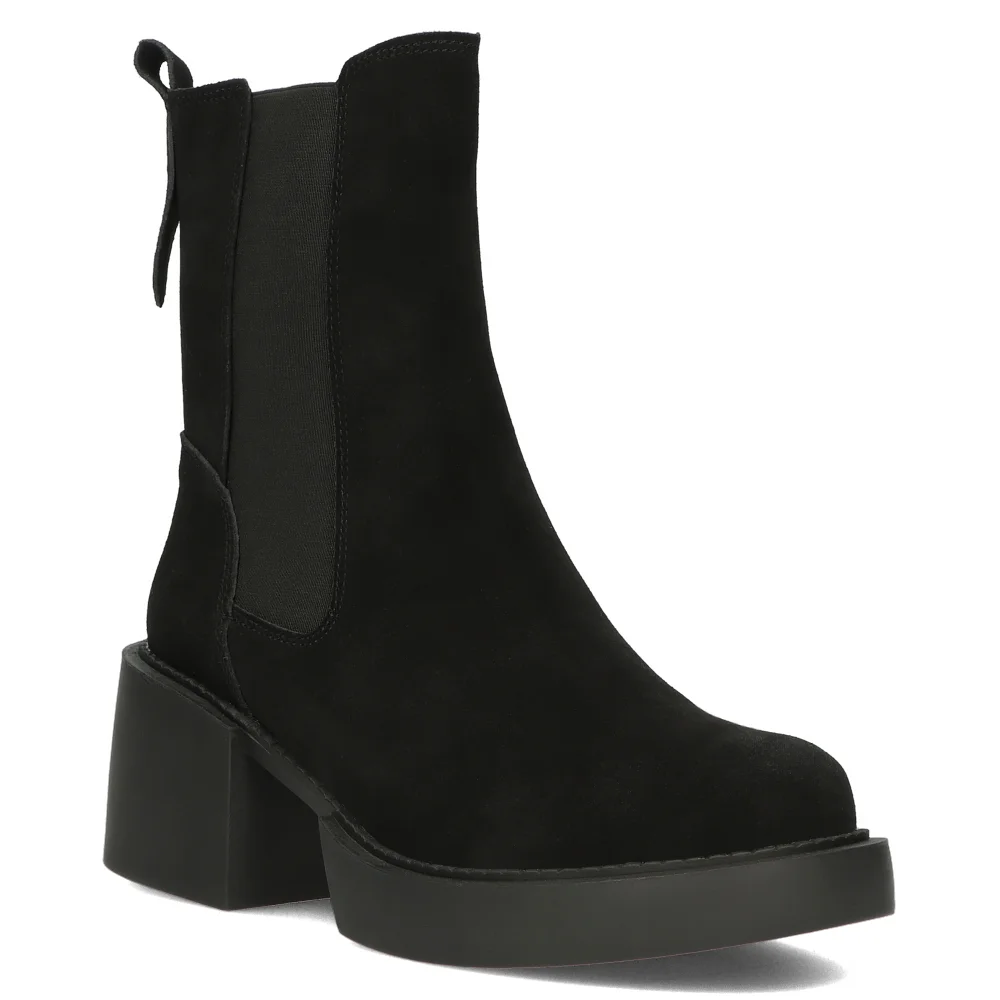 Leather ankle boots Filippo DBT4760/23 BK black