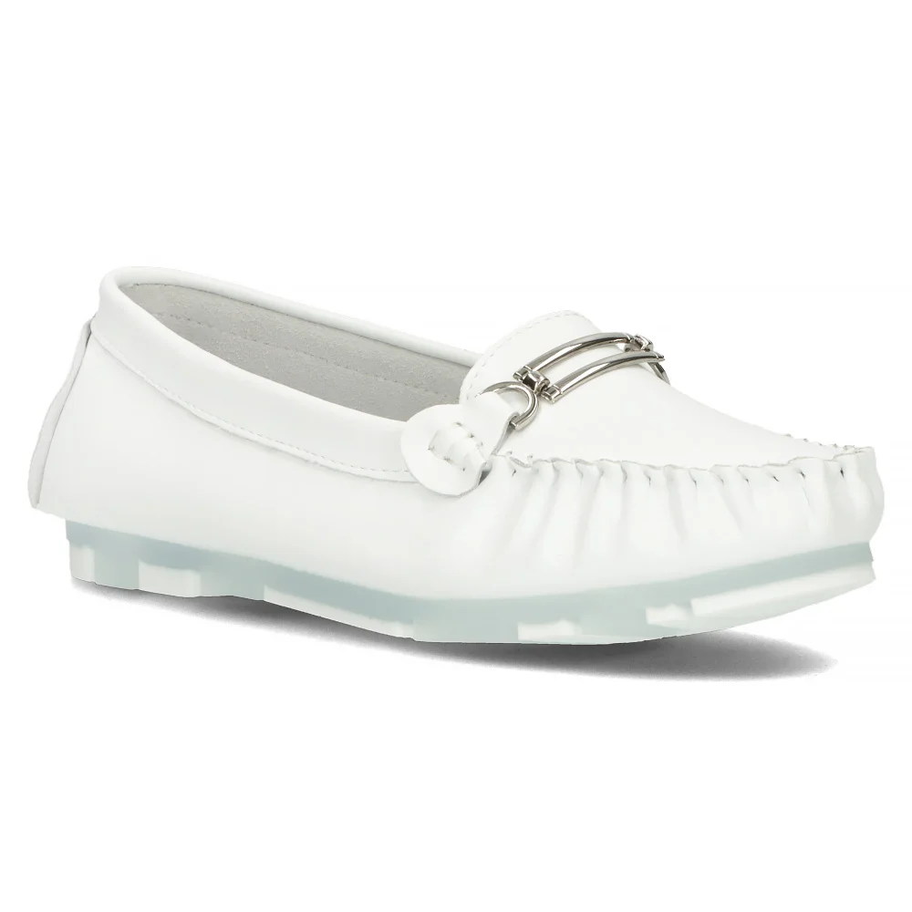 Leather loafers Filippo DP1202/24 WH white