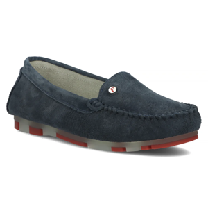 Leather loafers Filippo DP2037/24 NV RD navy blue