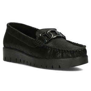 Leather loafers Filippo DP3334/23 BK PT black