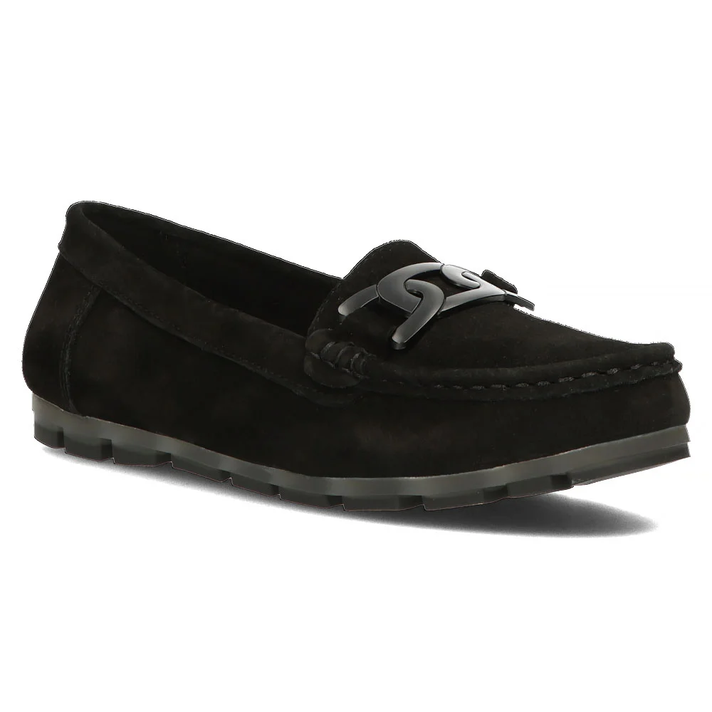 Leather loafers Filippo DP3630/24 BK black