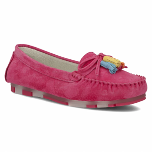 Leather loafers Filippo DP6136/24 FH fuchsia