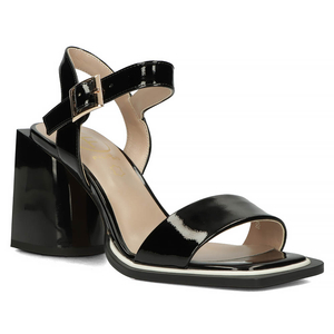 Leather sandals Filippo DP4445/23 BK black