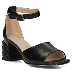 Leather sandals Filippo DS4416/23 BK black