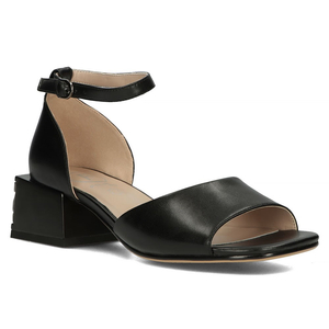 Leather sandals Filippo DS4419/23 BK black