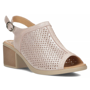 Leather sandals Filippo DS4475/24 PI pink