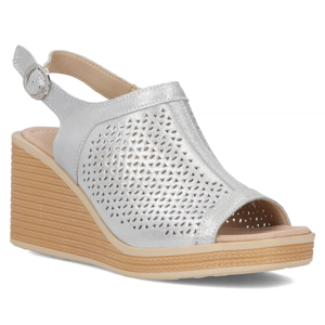 Leather sandals Filippo DS6053/24 SI silver