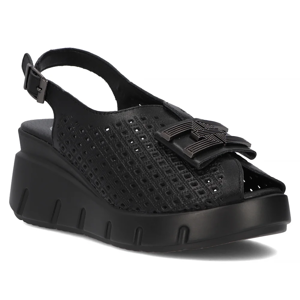 Leather sandals Filippo DS6062/24 BK black