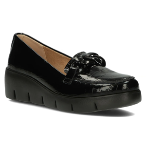 Leather shoes Filippo DP4128/24 BK black