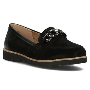 Leather shoes Filippo DP4134/23 BK black