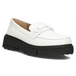 Leather shoes Filippo DP4196/22 WH white