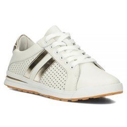 Leather shoes Filippo DP4477/23 WH GO white