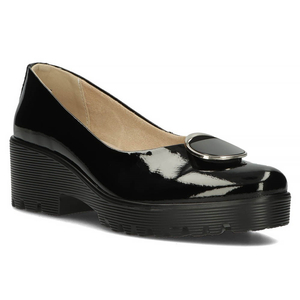 Leather shoes Filippo DP4569/23 BK L black