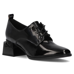 Leather shoes Filippo DP4841/24 BK BK black