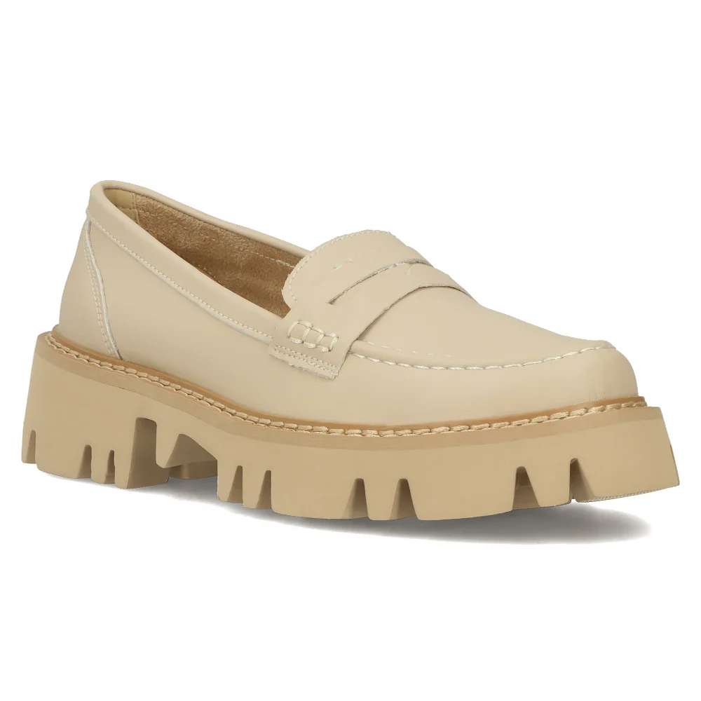 Leather shoes Filippo DP6088/24 BE beige