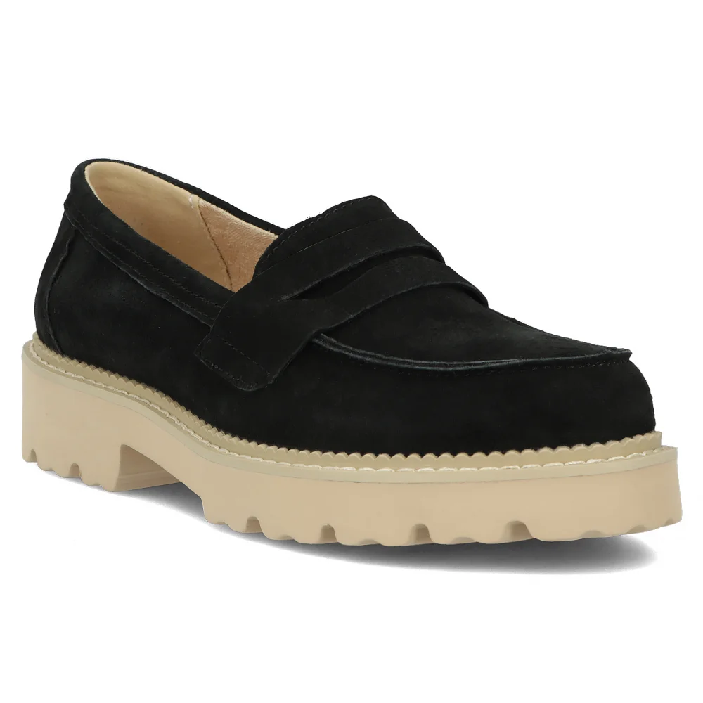 Leather shoes Filippo DP6090/24 BK black