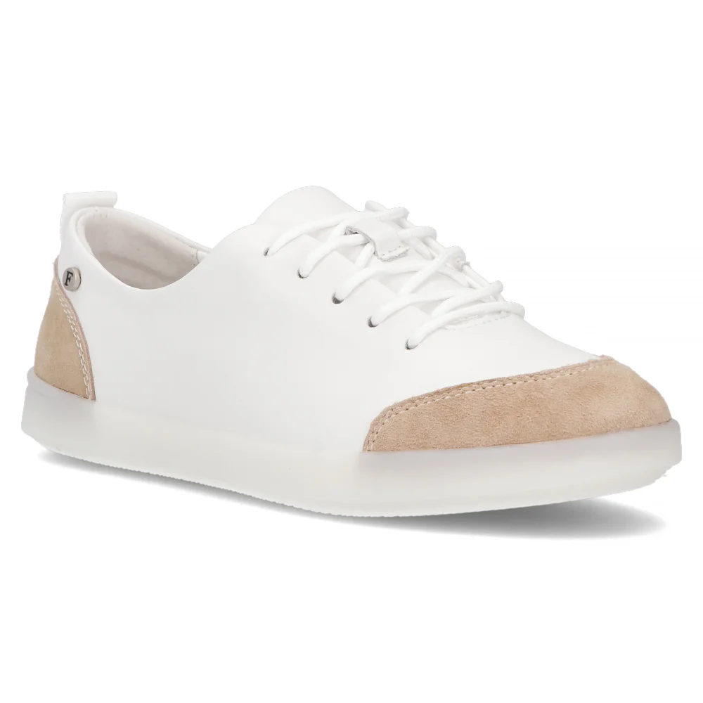 Leather shoes Filippo DP6130/24 WH BE white