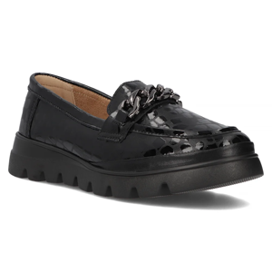 Leather shoes Filippo DP6467/24 BK black