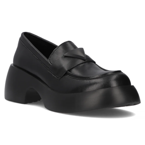 Leather shoes Filippo DP6477/24 BK black