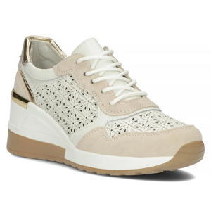 Leather sneakers Filippo DP4669/24 WH white