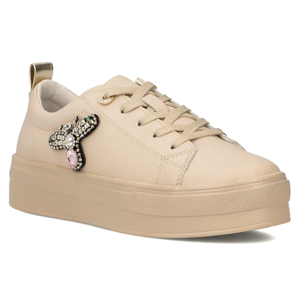 Leather sneakers Filippo DP6042/24 BE beige