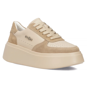 Leather sneakers Filippo DP6047/24 BE beige