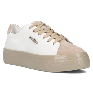 Leather sneakers Filippo DP6055/24 WH white