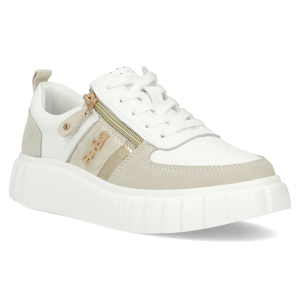 Leather sneakers Filippo DP6121/24 WH white