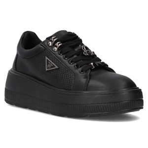 Leather sneakers Filippo DP6382/24 BK black