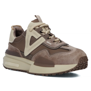 Leather sneakers Filippo DP6523/24 BE brown