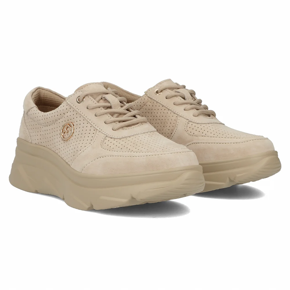 Leather Sneakers Filippo DP2138/24 BE BE beige