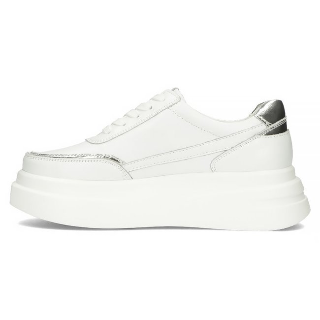 Leather Sneakers Filippo DP4556/23 WH white