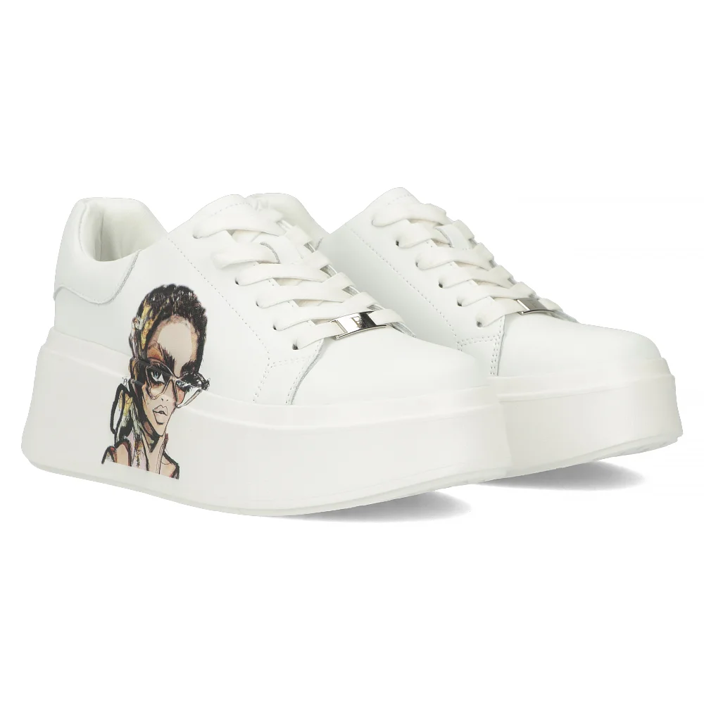 Leather Sneakers Filippo DP6207/24 WH white