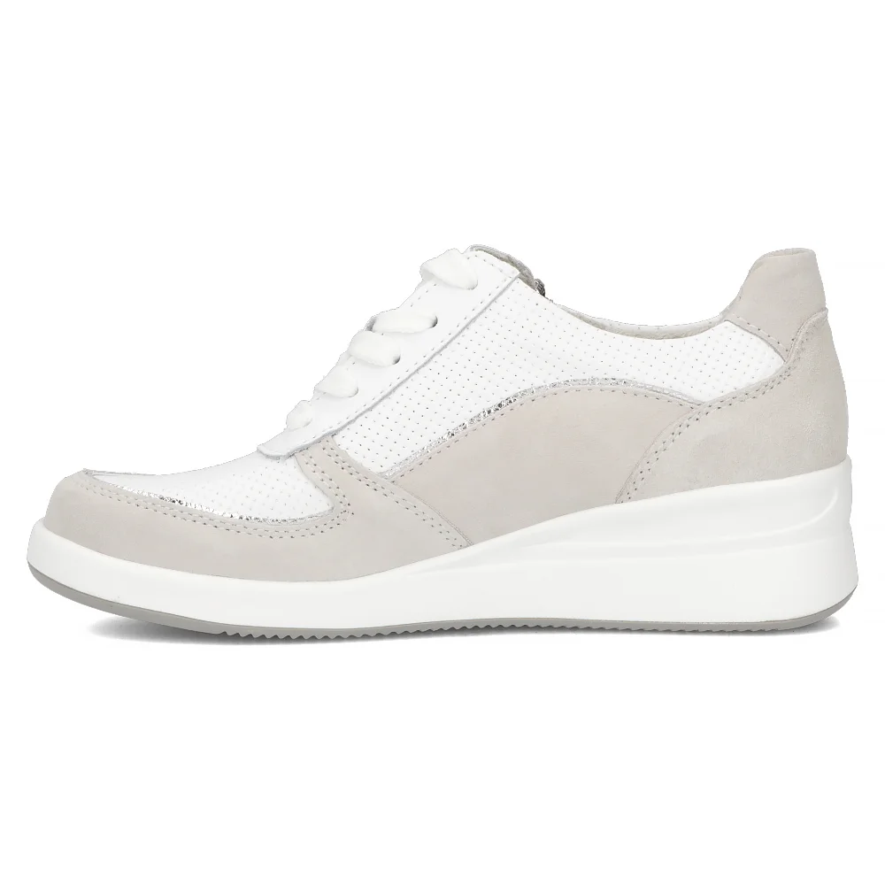 Leather Sneakers Filippo DP6209/24 WH white