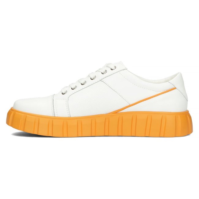 Leather Sneakers Filippo MP942/23 WH OR white