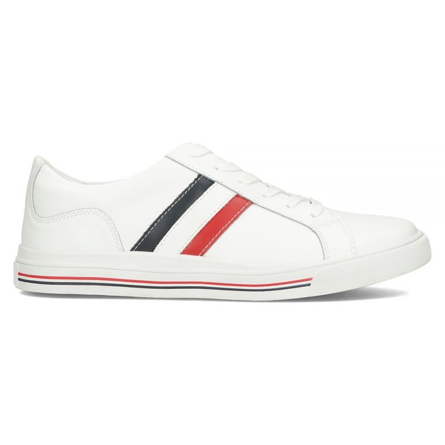 Leather Sneakers Filippo MP947/23 WH white