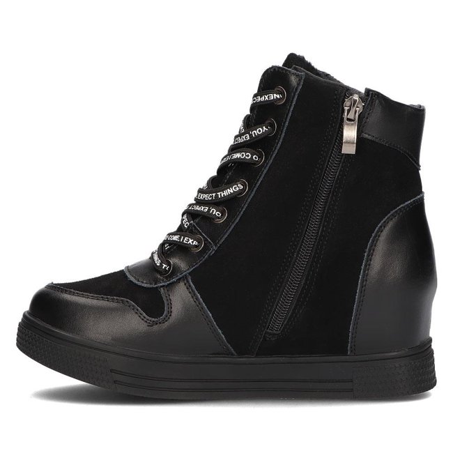 Leather ankle boots Filippo DBT3148/21 BK Black