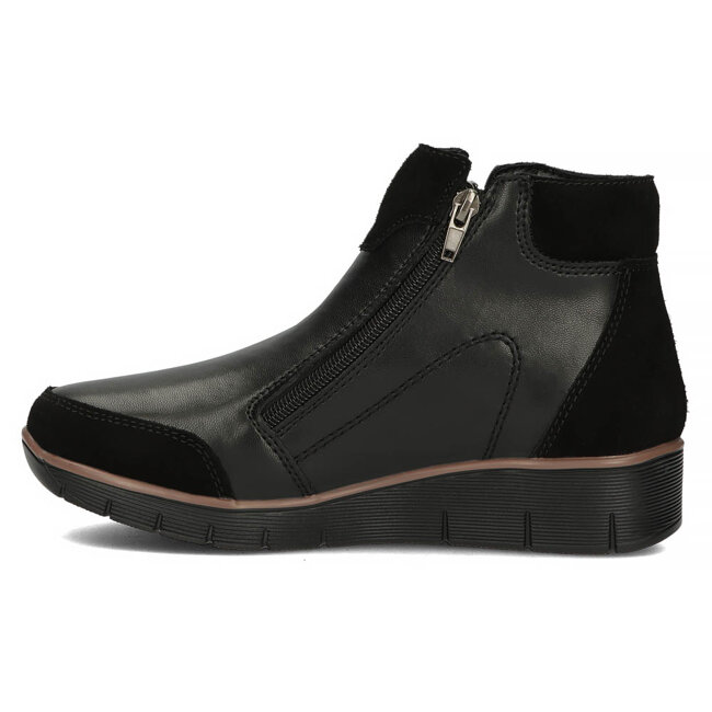 Leather ankle boots Filippo DBT3950/23 BK black