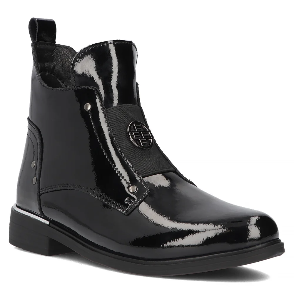 Leather ankle boots Filippo DBT4750/24 BK black