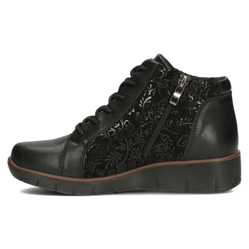 Leather ankle boots Filippo DBT4780/23 BK black