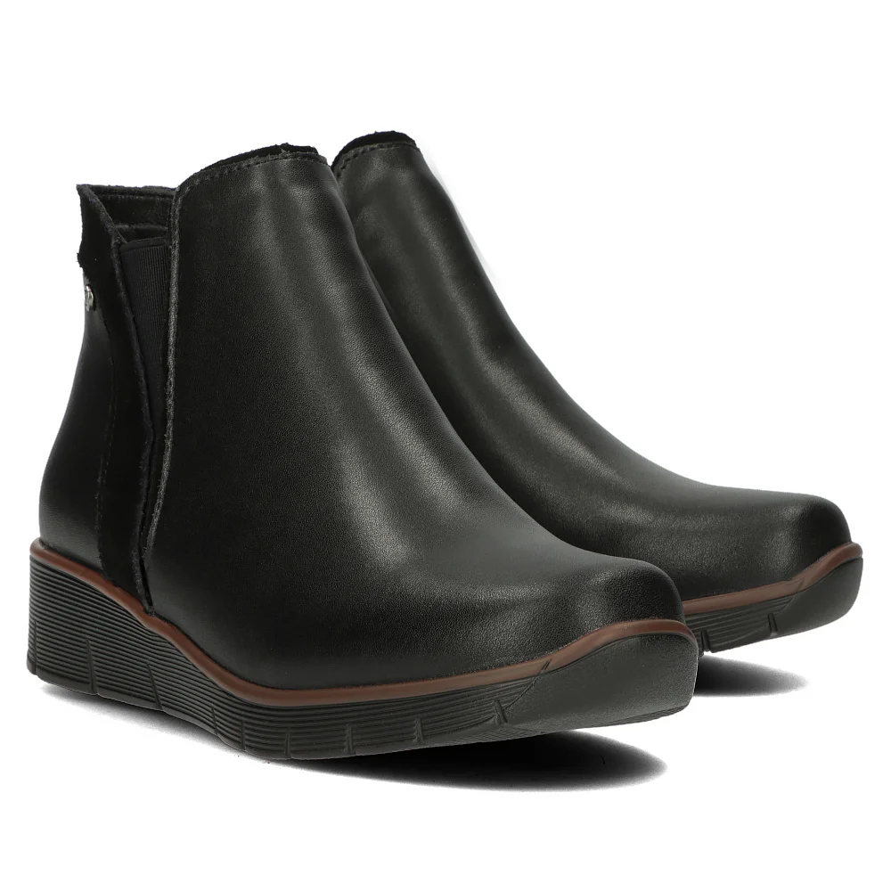 Leather ankle boots Filippo DBT4781/24 BK black