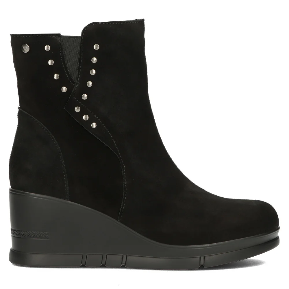 Leather ankle boots Filippo DBT4904/23 BK black