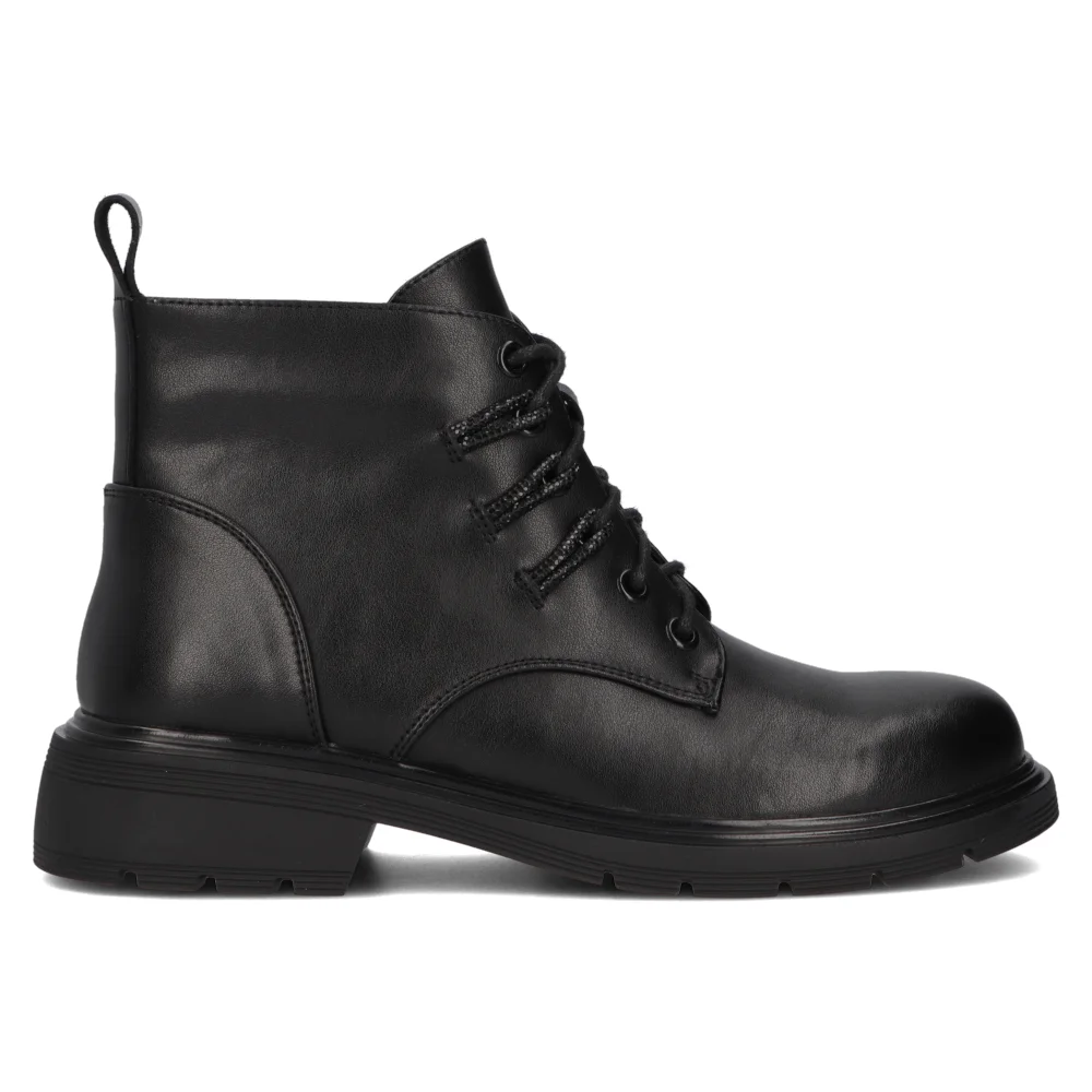 Leather ankle boots Filippo DBT6319/24 BK black