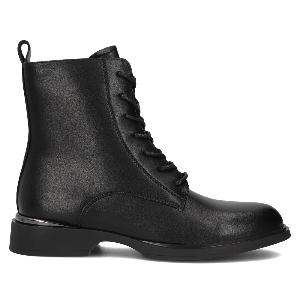 Leather ankle boots Filippo DBT6520/24 BK black