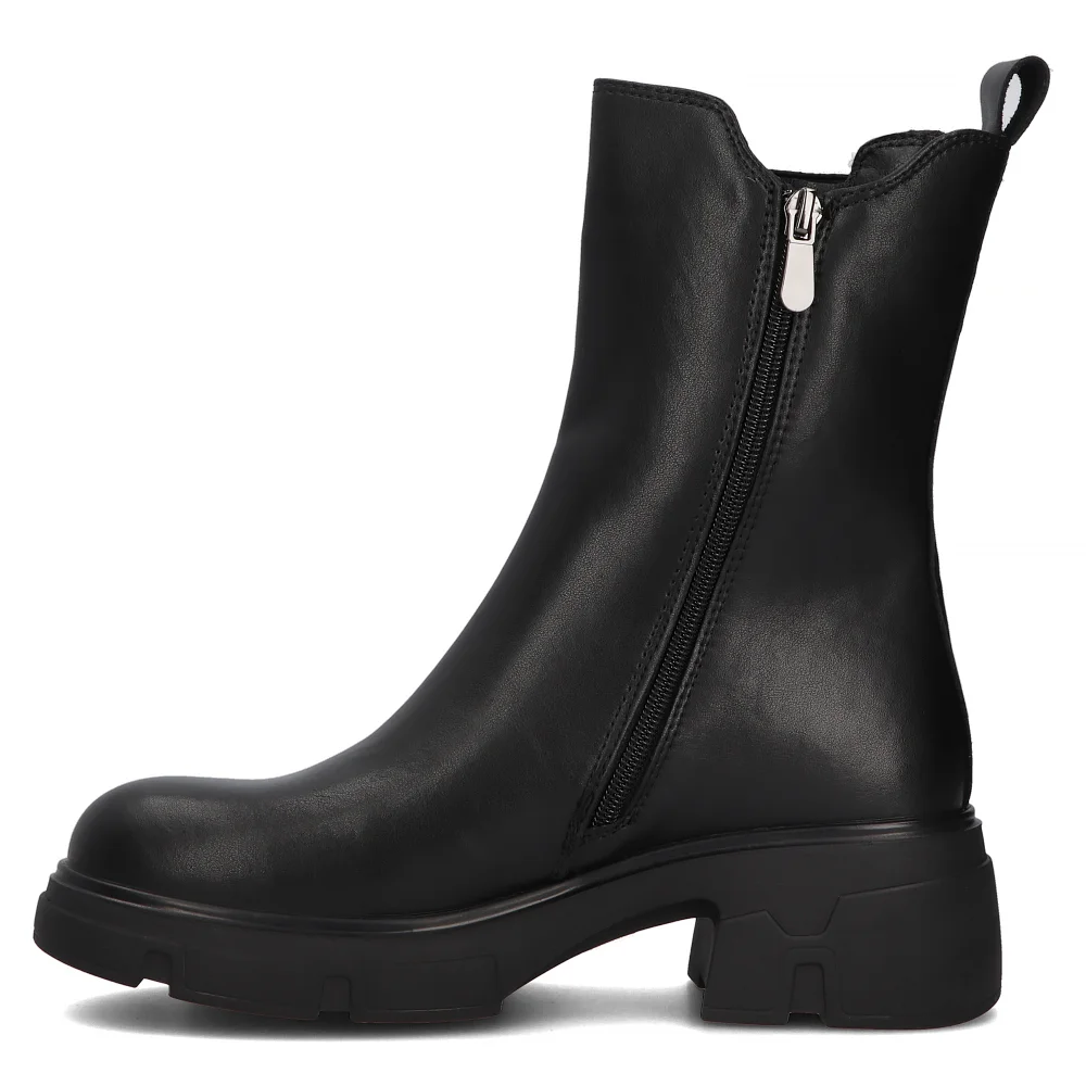 Leather ankle boots Filippo DBT6542/24 BK black