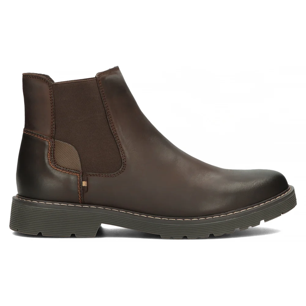 Leather ankle boots Filippo MBT50043/23 BR brown