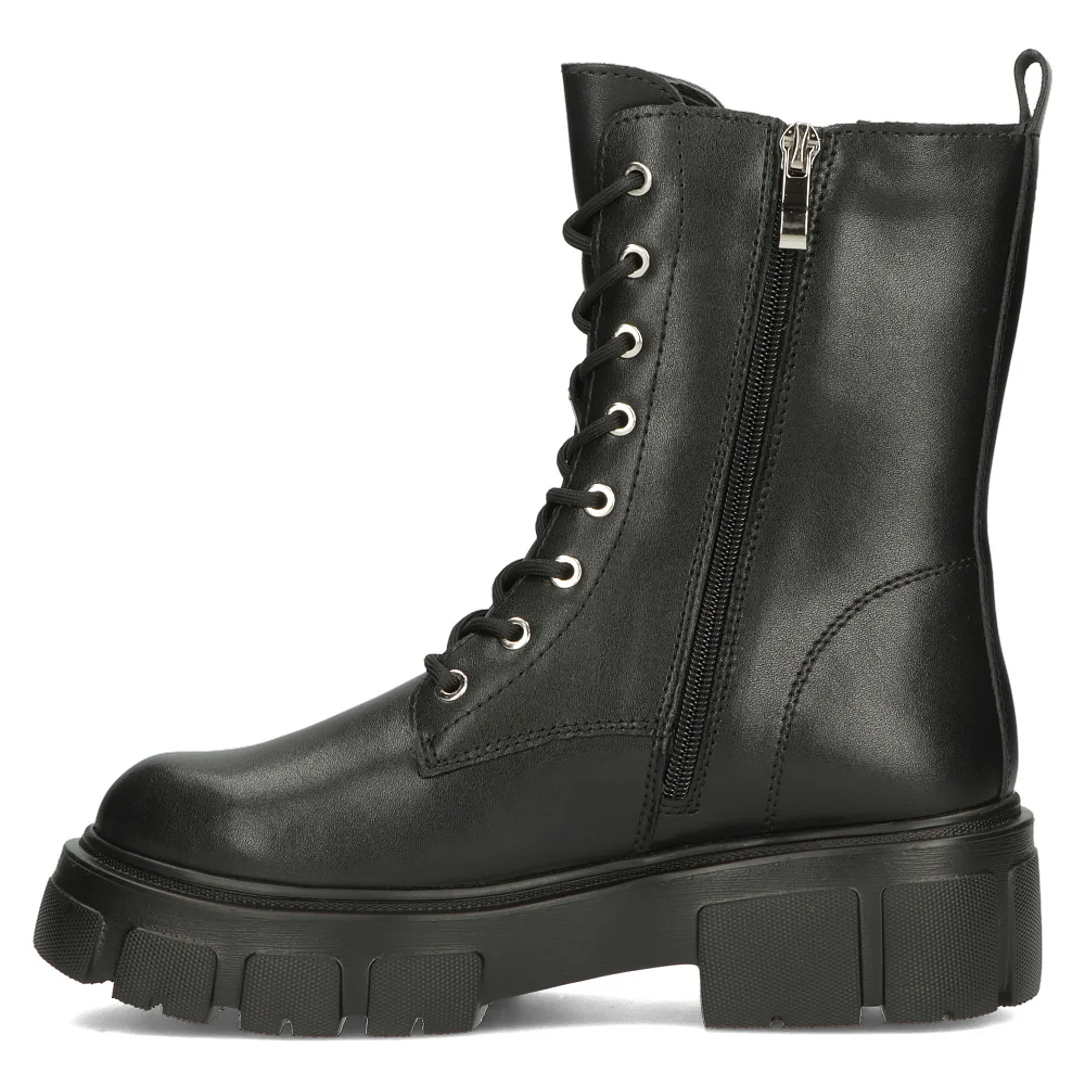 Leather boots Filippo DBT4759/23 BK black