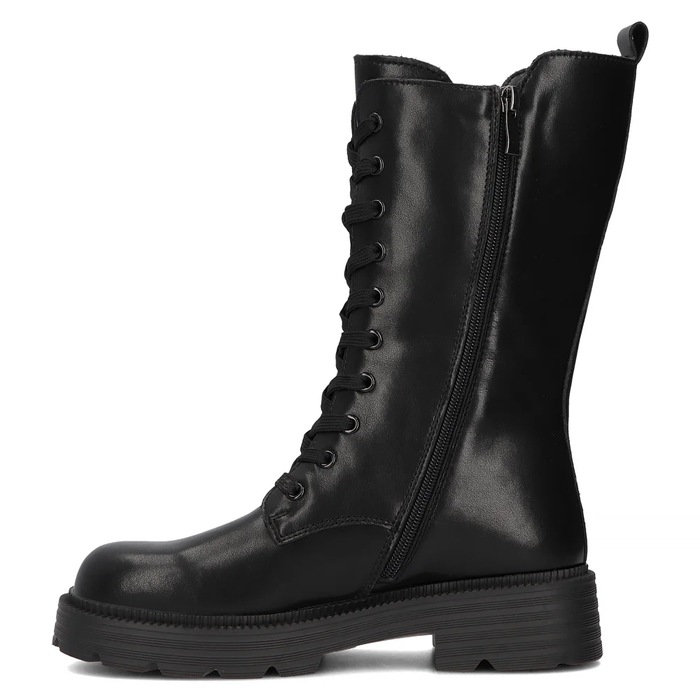 Leather boots Filippo DBT6302/24 BK black