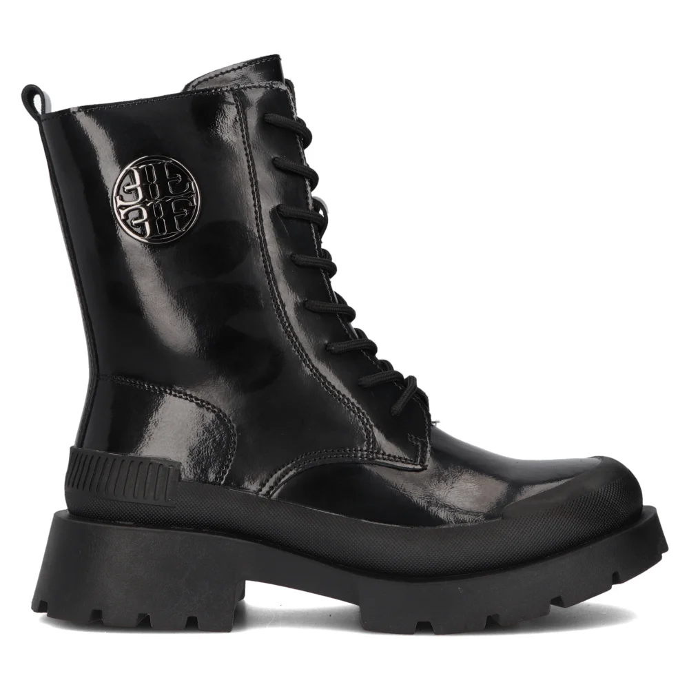 Leather boots Filippo DBT6482/24 BK black