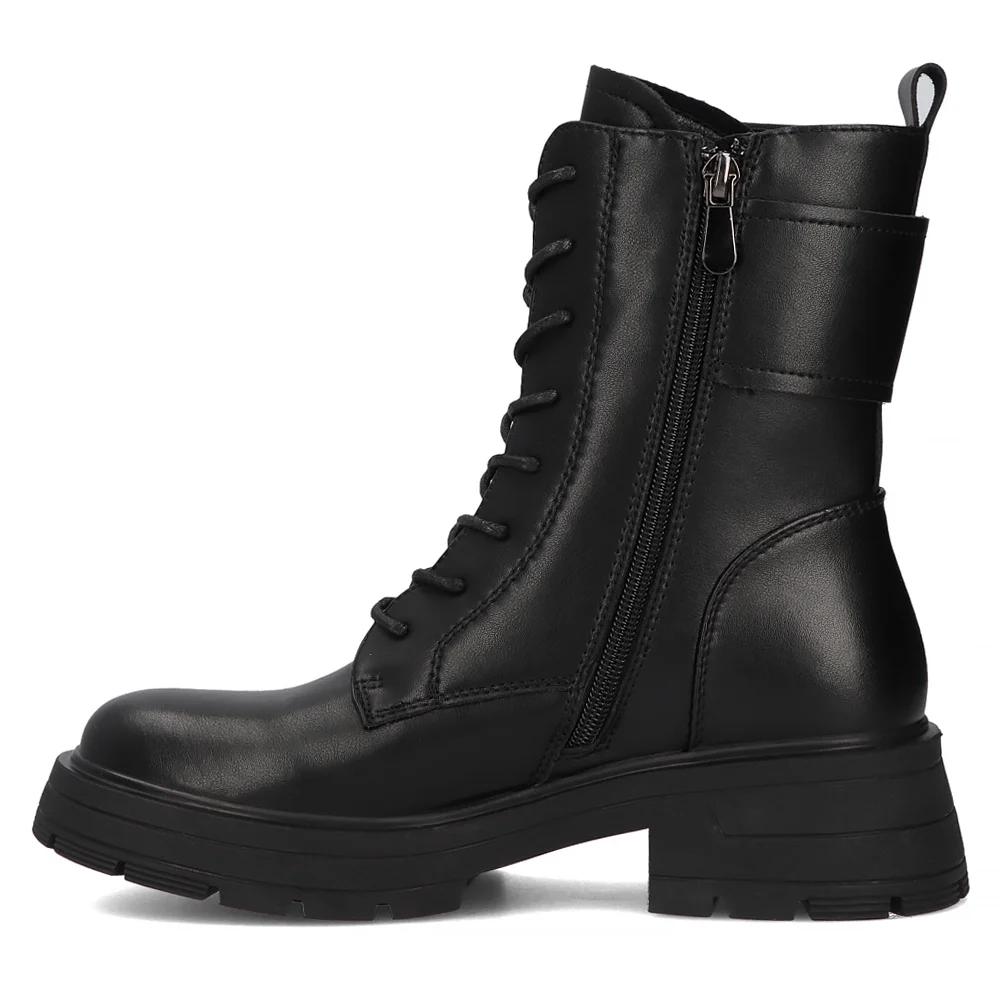 Leather boots Filippo DBT6541/24 BK black